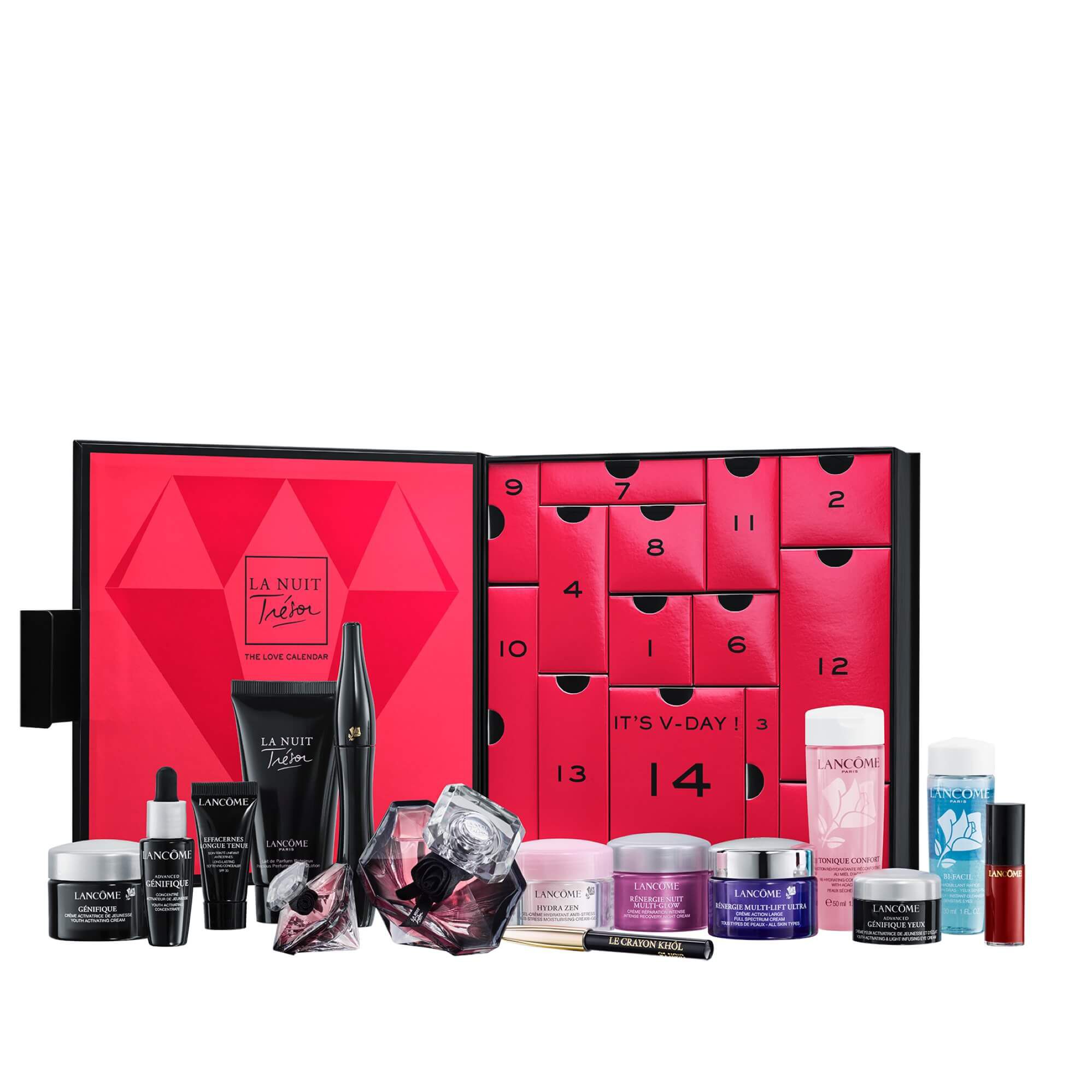 La nuit tresor dentelle de sale roses the love calendar