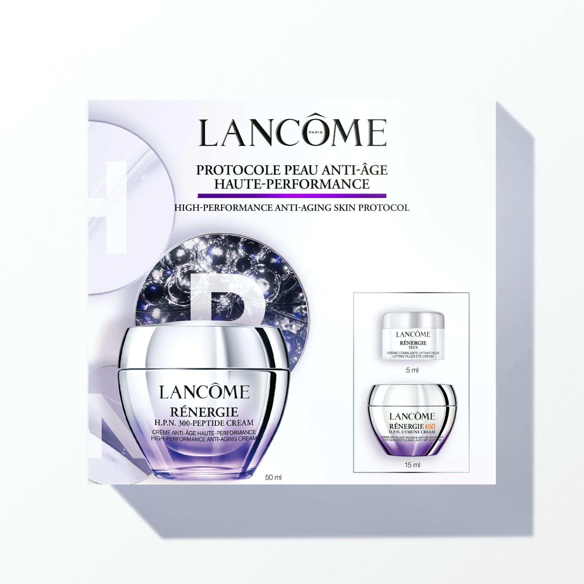 Renergie H.P.N. 300-peptidovy kremovy set 50ml