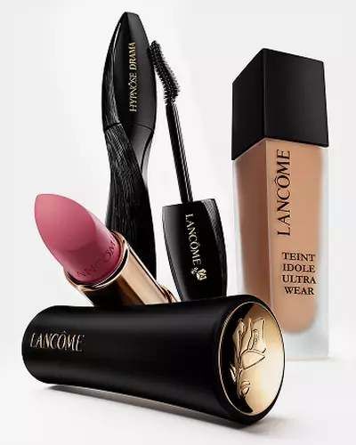 Vizualni přehled nejprodavanějšich produktů make-upu Lancome